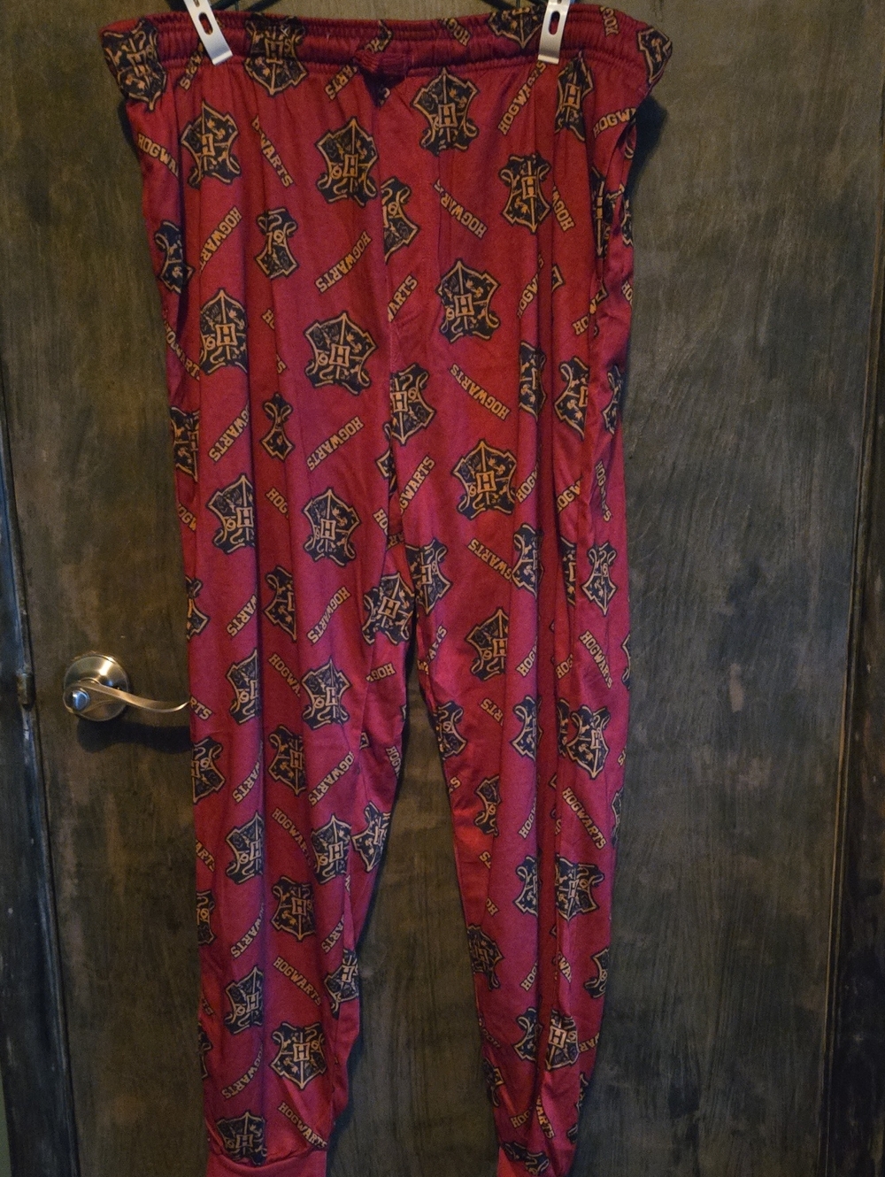 Warner Bros. Burgundy Harry Potter Crest Lounge Sleep Pants